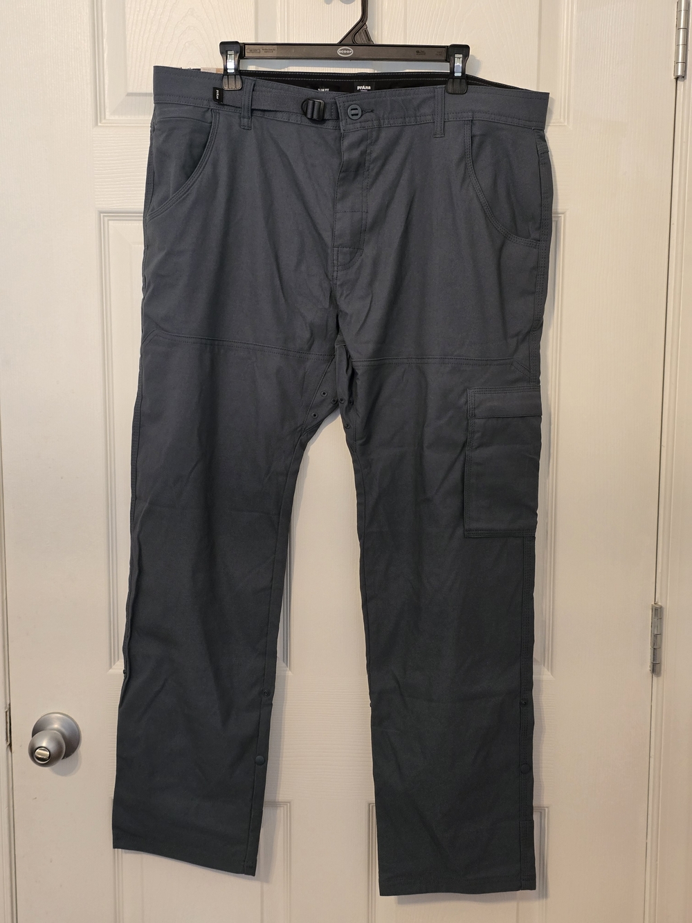 Prana Men's Cargo Pants in Grey Blue